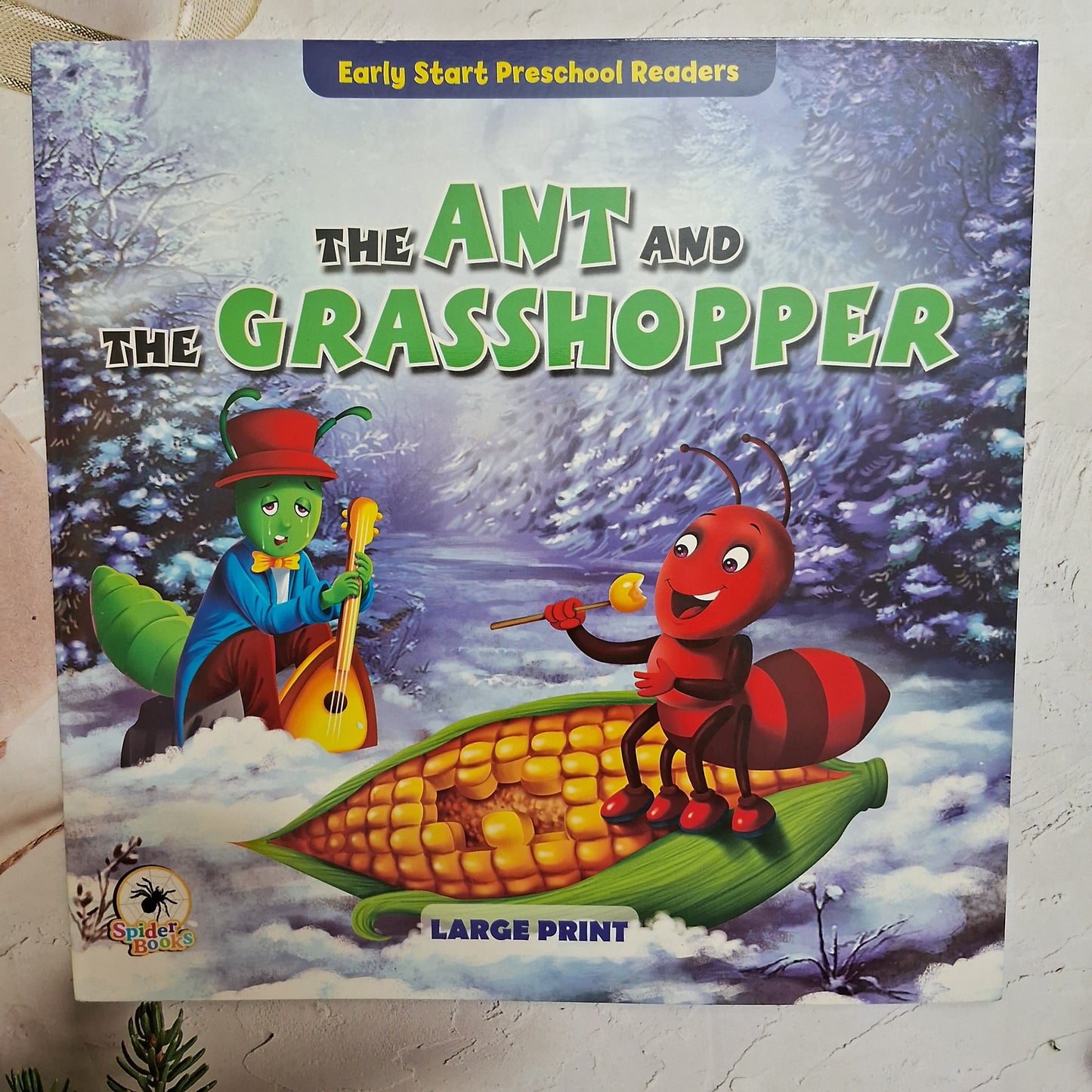 The Ant and the Grasshopper - Large Print