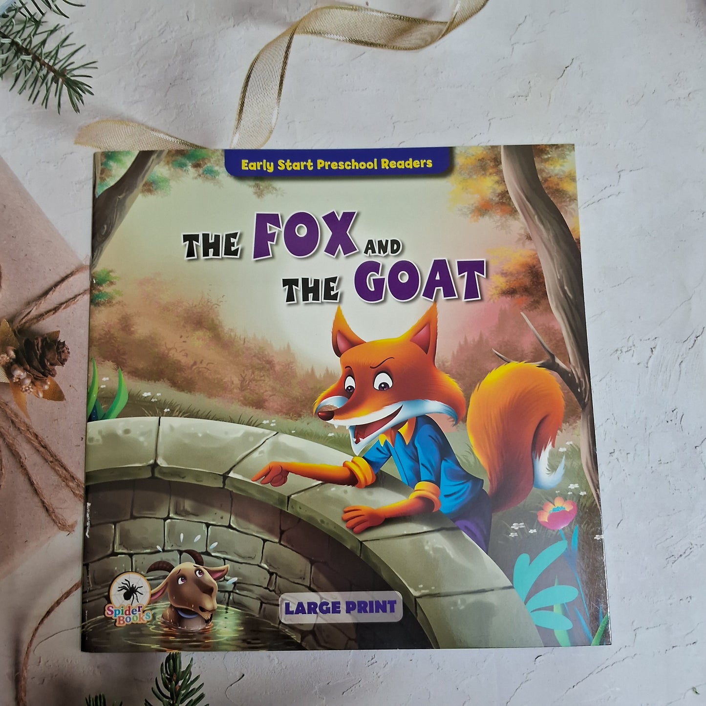 The Fox and the Goat - Large Print