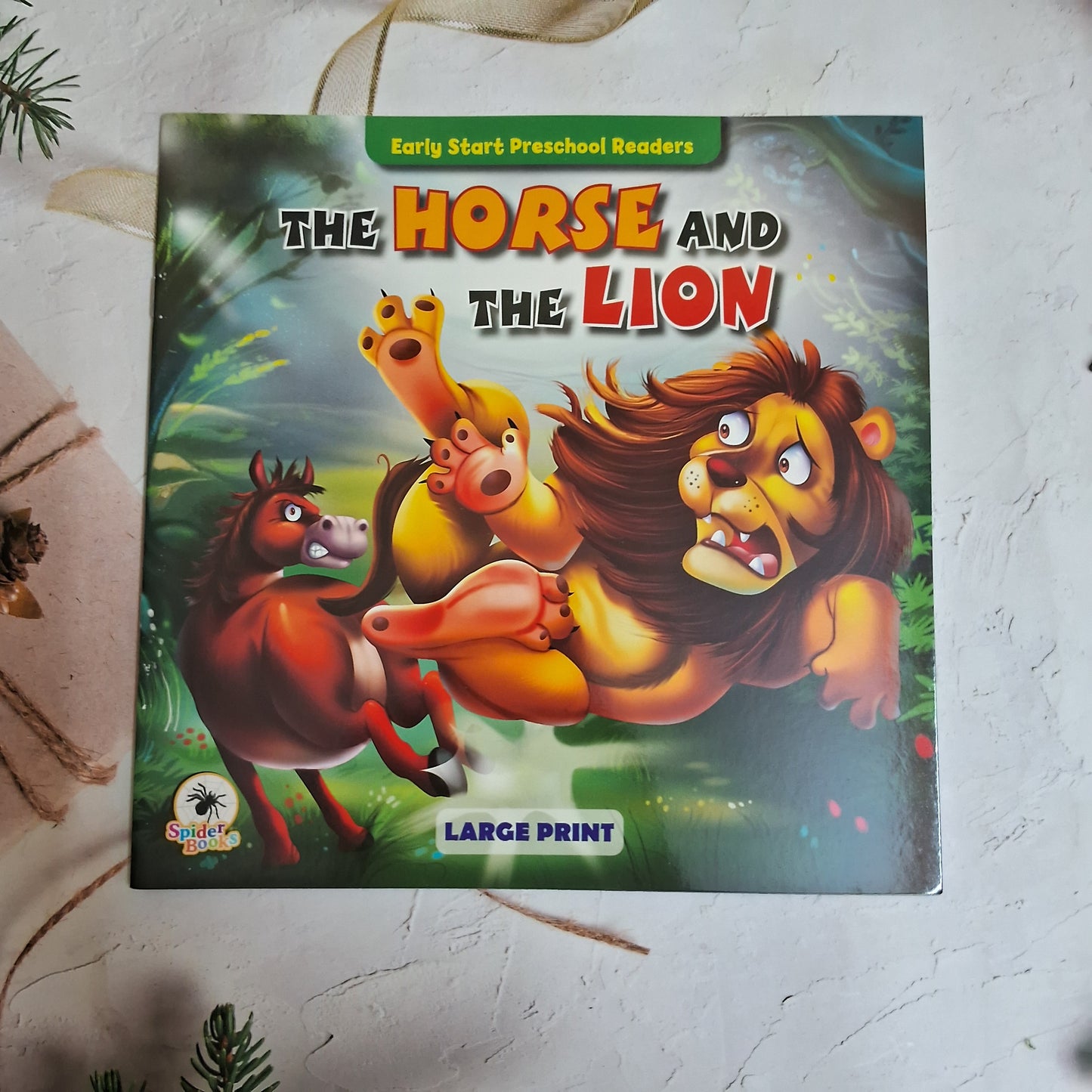 The Horse and the Lion - Large Print