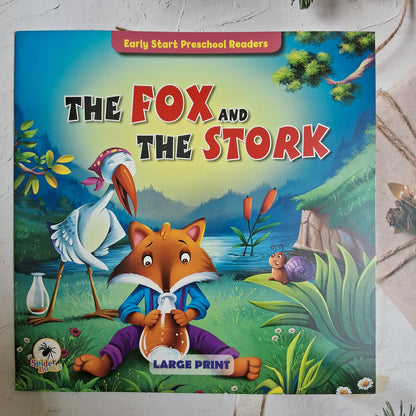 The Fox and the Stork - Large Print