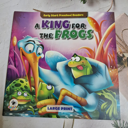 A king for the Frogs - Large Print