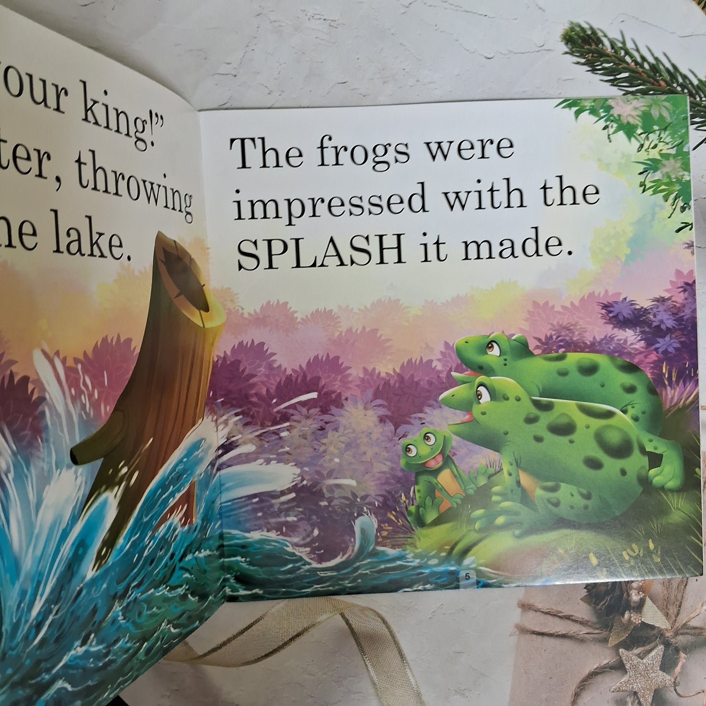 A king for the Frogs - Large Print