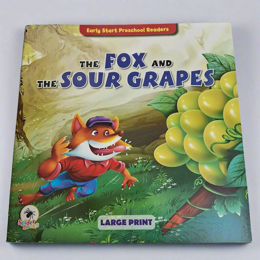 The Fox and the Sour Grapes - Large Print