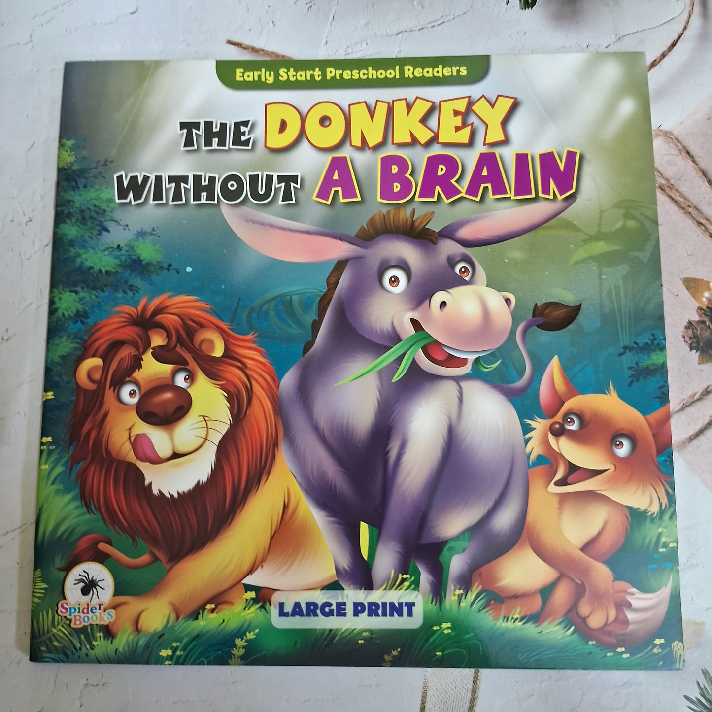 The donkey without brain - Large Print