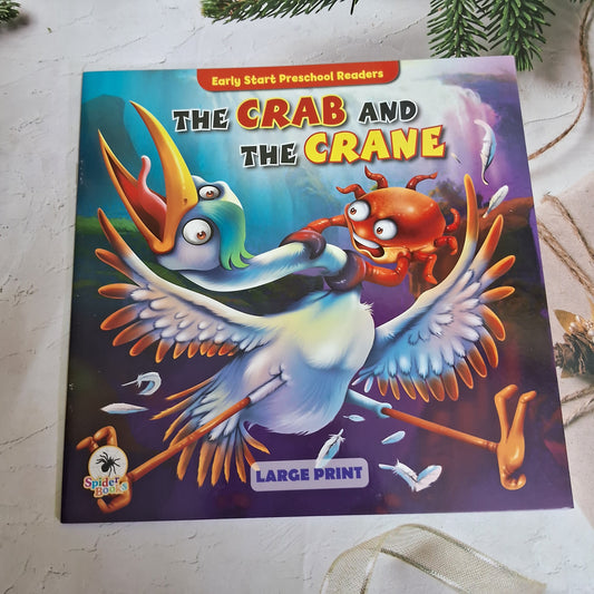 The Crab and the Crane - Large Print