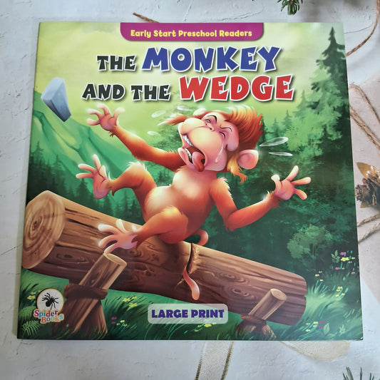 The Monkey and The wedge - Large Print