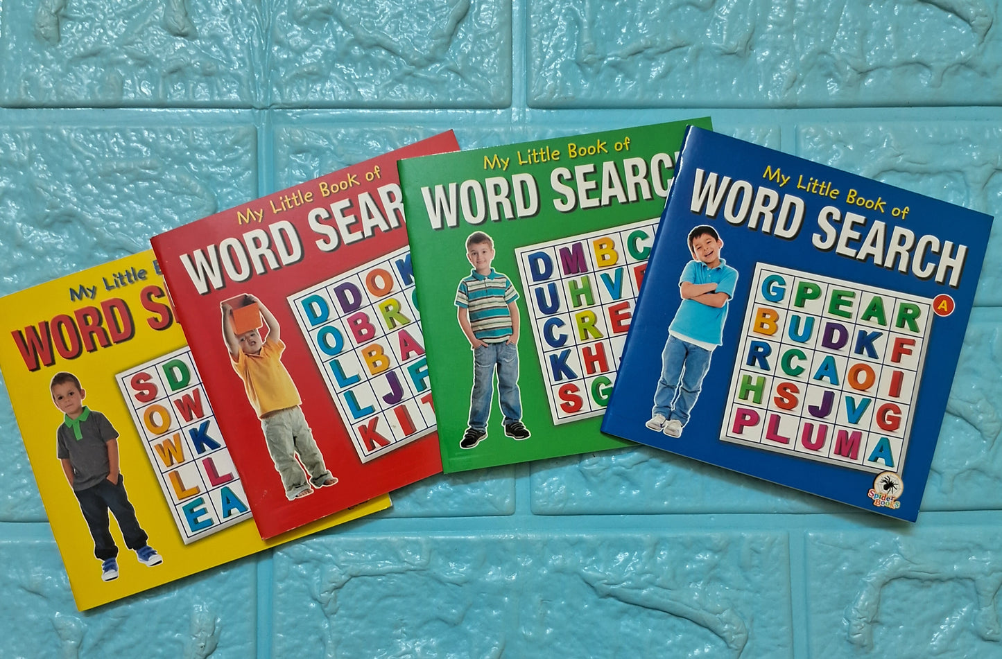 Combo of 4 Word Search Books