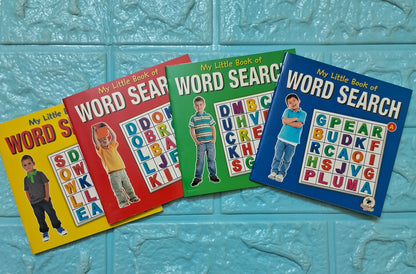 Combo of 4 Word Search Books