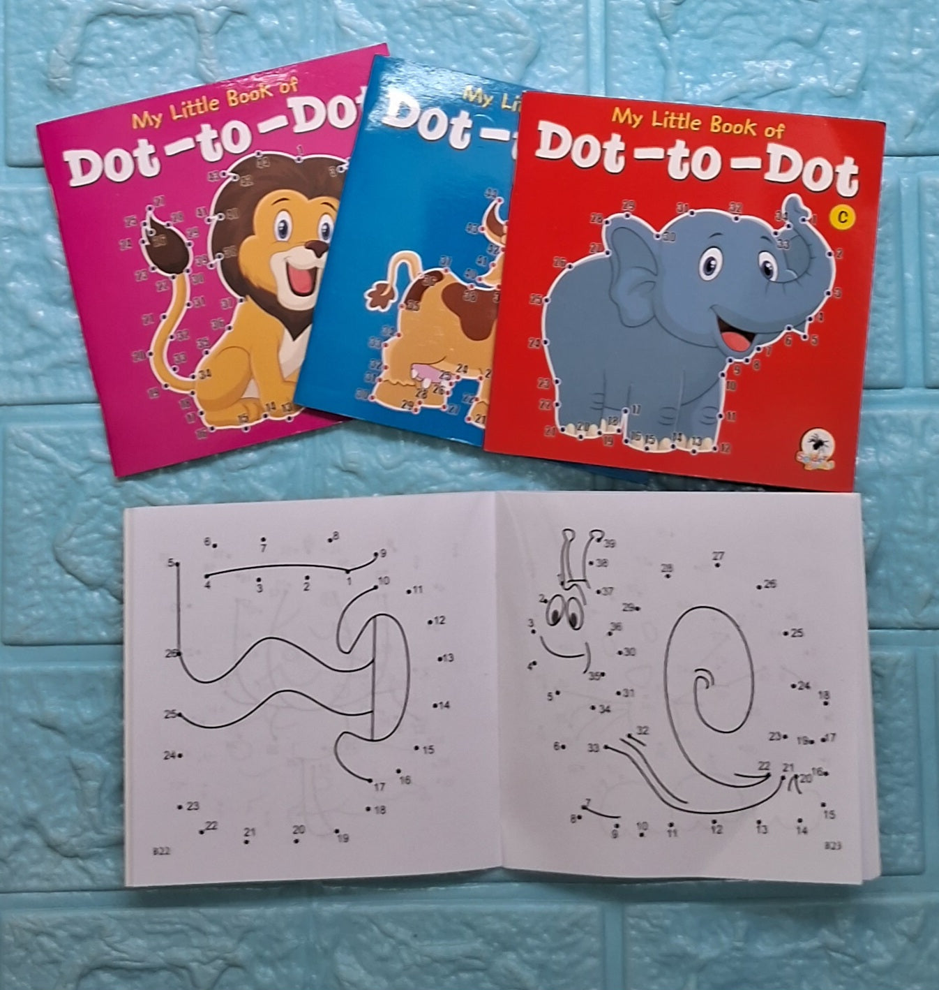 Combo of 4 dot to dot books