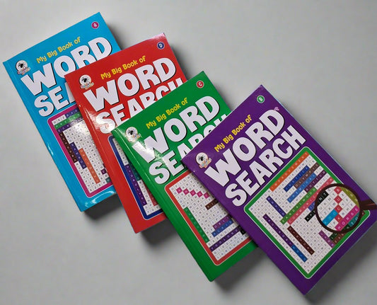 Combo of Big Book of Word Search  (4 Books)