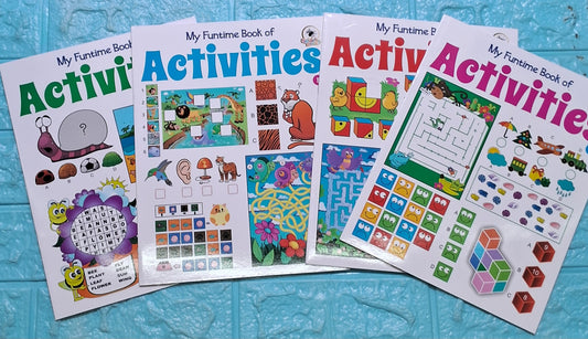 Combo of My FunTime Book of Activities  (4 Books)