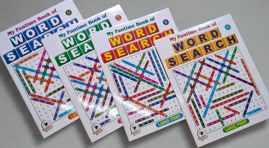 Combo of My FunTime Book of Word Search  (4 Books)