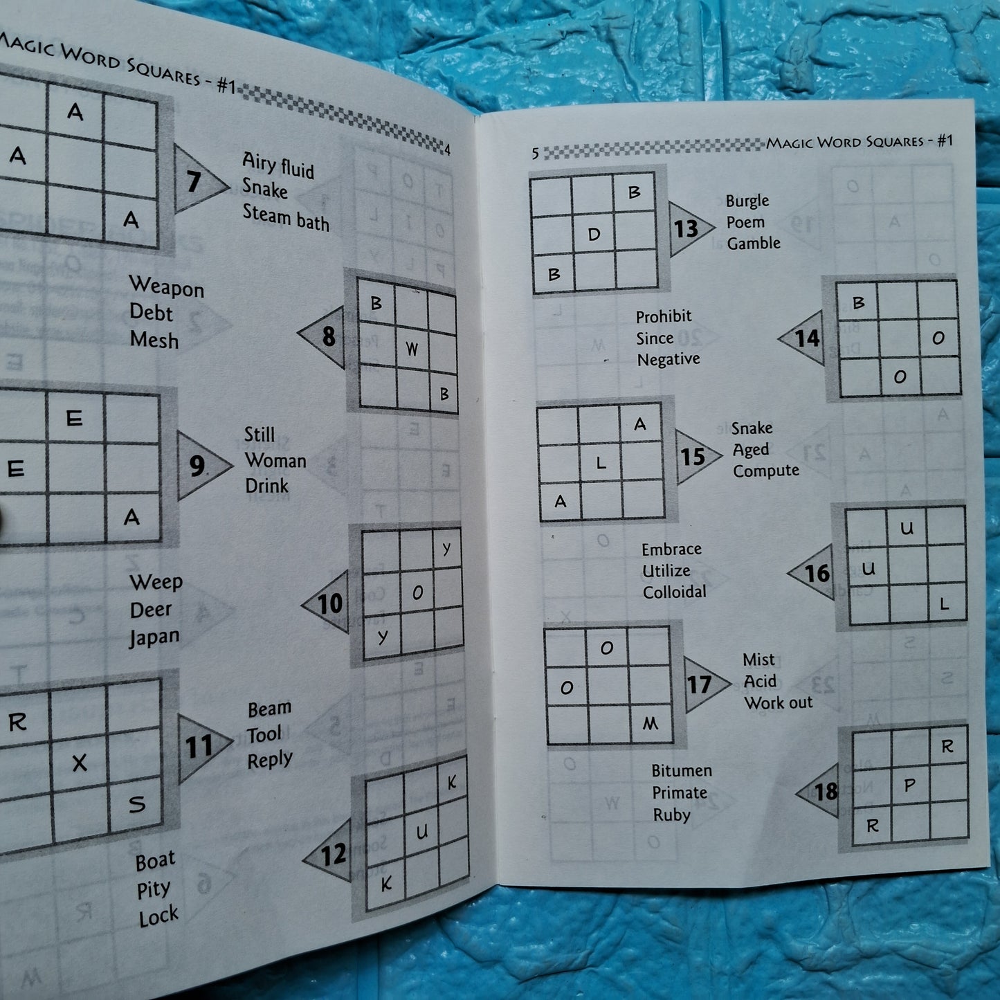 Word Games - Magic Word Square