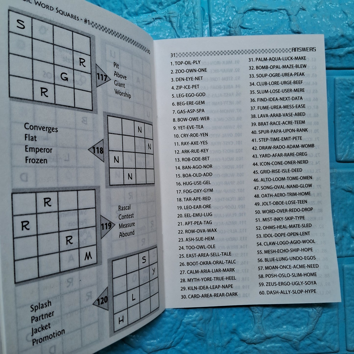 Word Games - Magic Word Square