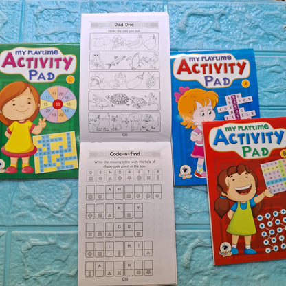 Combo of Playtime Activity Pad (4 Books)