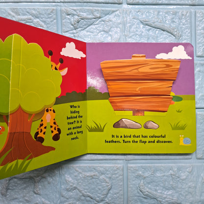 Lift A Flap : Jungle Animals - Who's Hiding?