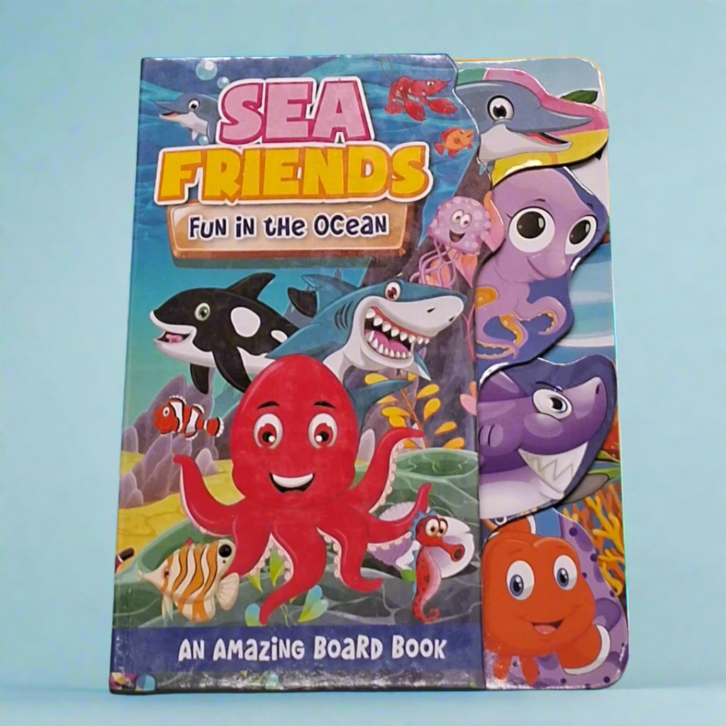 Step Cut Board books-Sea Friends