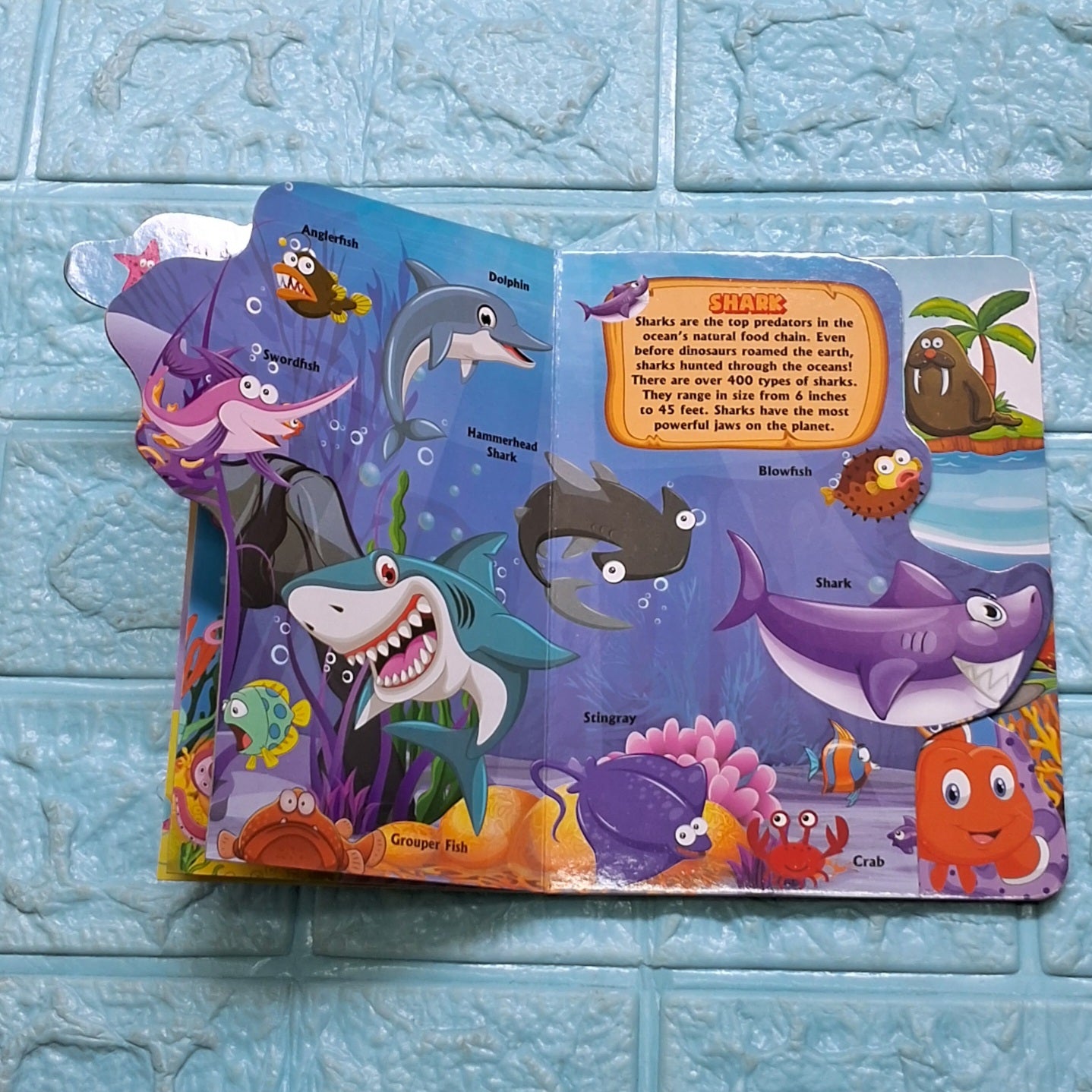 Step Cut Board books-Sea Friends