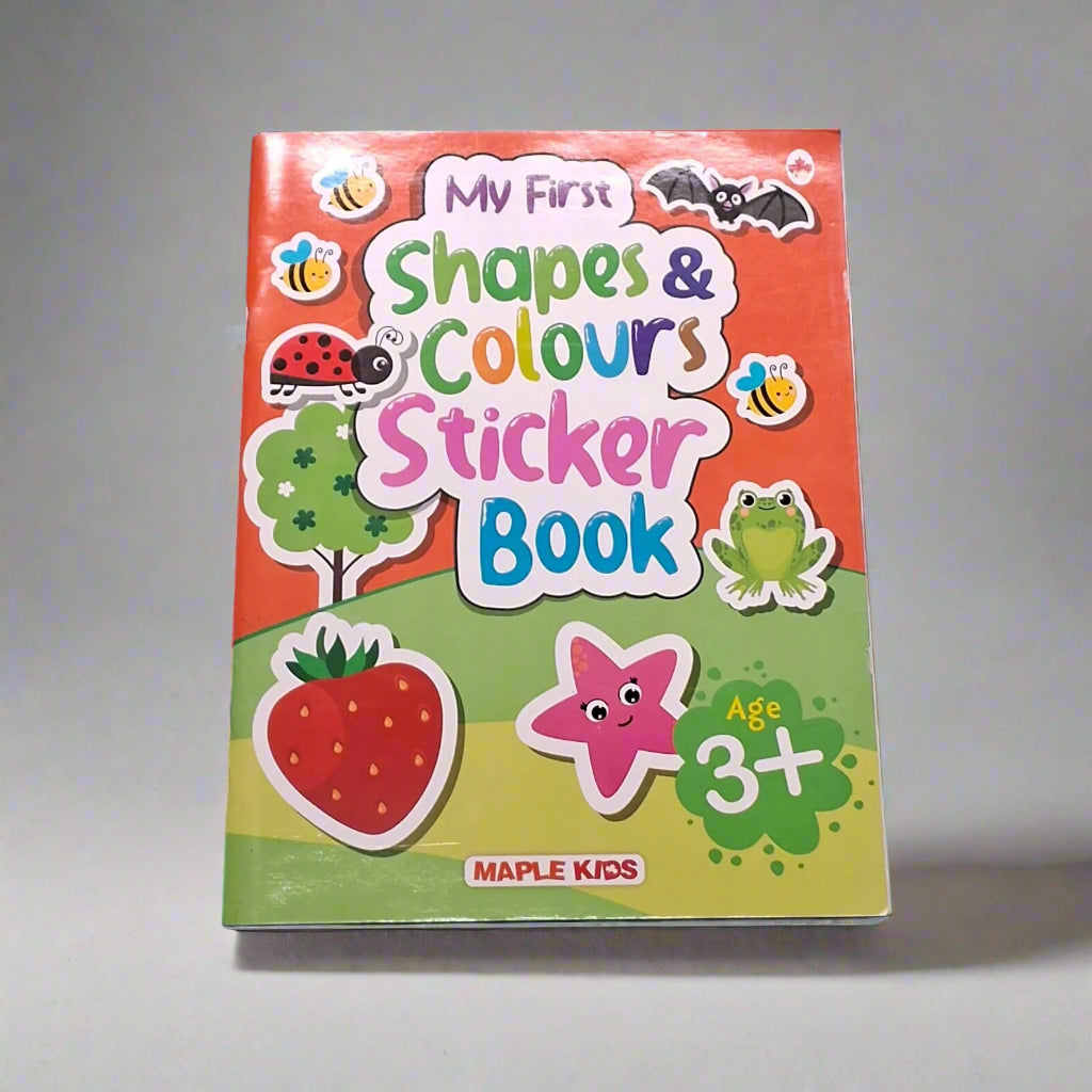 Clearance - My First shapes & colours Sticker book.