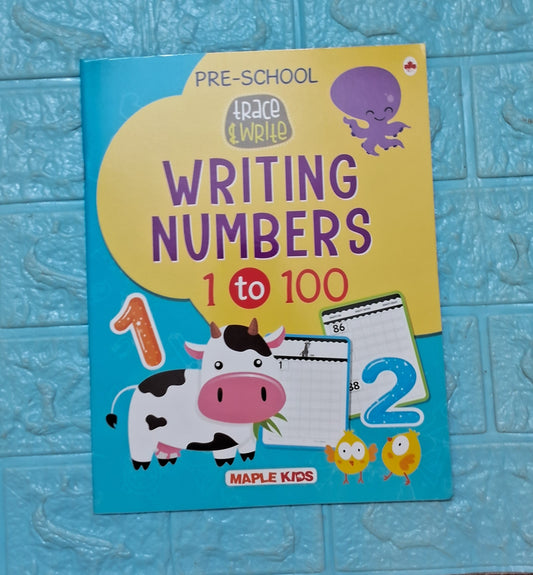 Pre-School Writing Numbers 1 to 100