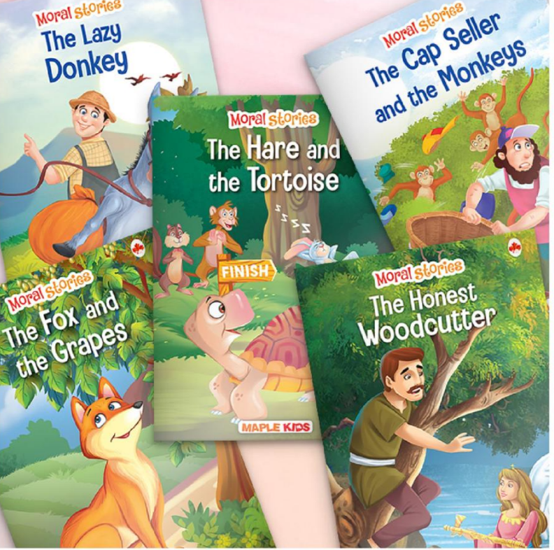 Moral Story Books for Kids (Set of 10 Books)