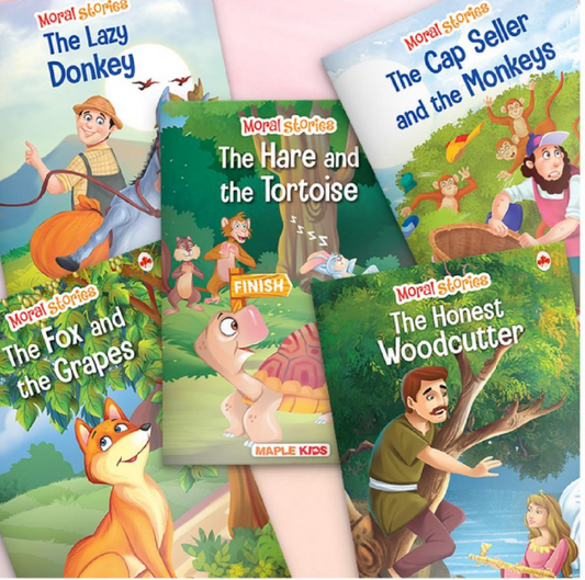 Moral Story Books for Kids (Set of 10 Books)