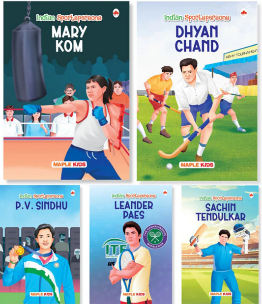 Sportspersons (Illustrated) (Set of 5 books)