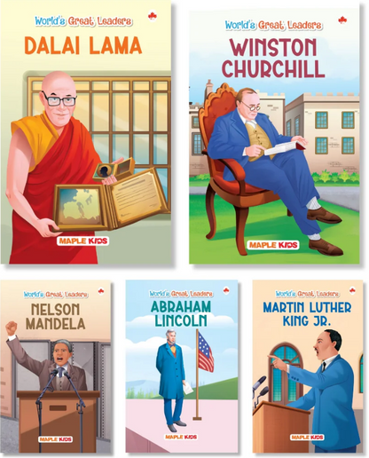 World's Great Leaders (Set of 5 
Books)