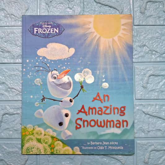 An Amazing Snowman - Very Good Condition Paperback - We Are Turners