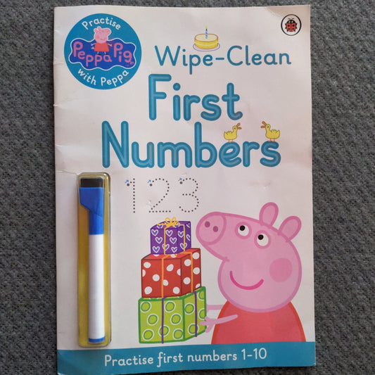 Clearance - First Numbers - Wipe and Clean - We Are Turners