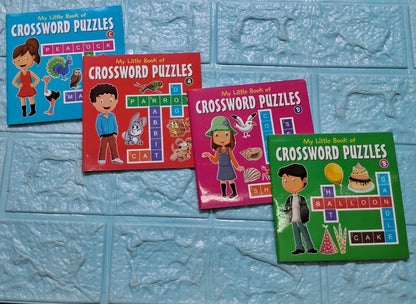 Combo of My Little Book of Crossword Puzzle (4 Books) - We Are Turners