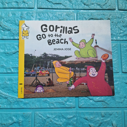 Gorillas Go to the Beach - English - Level 1 - Pratham - We Are Turners