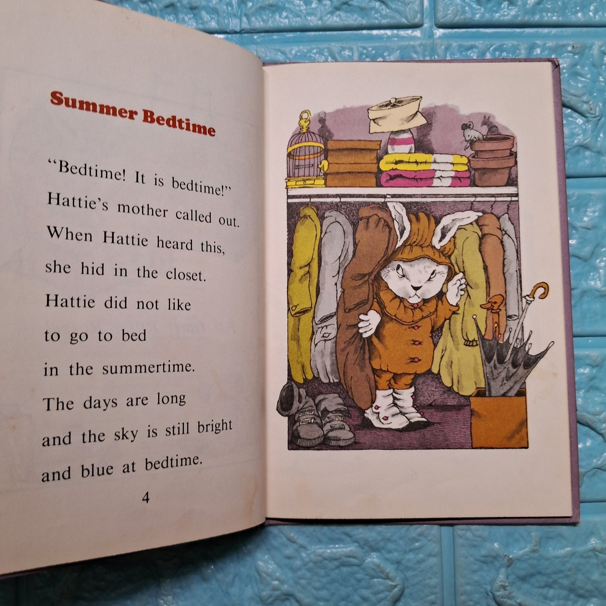 HURRAY for Hattie Rabbit - Very Good Condition Hardcover - We Are Turners