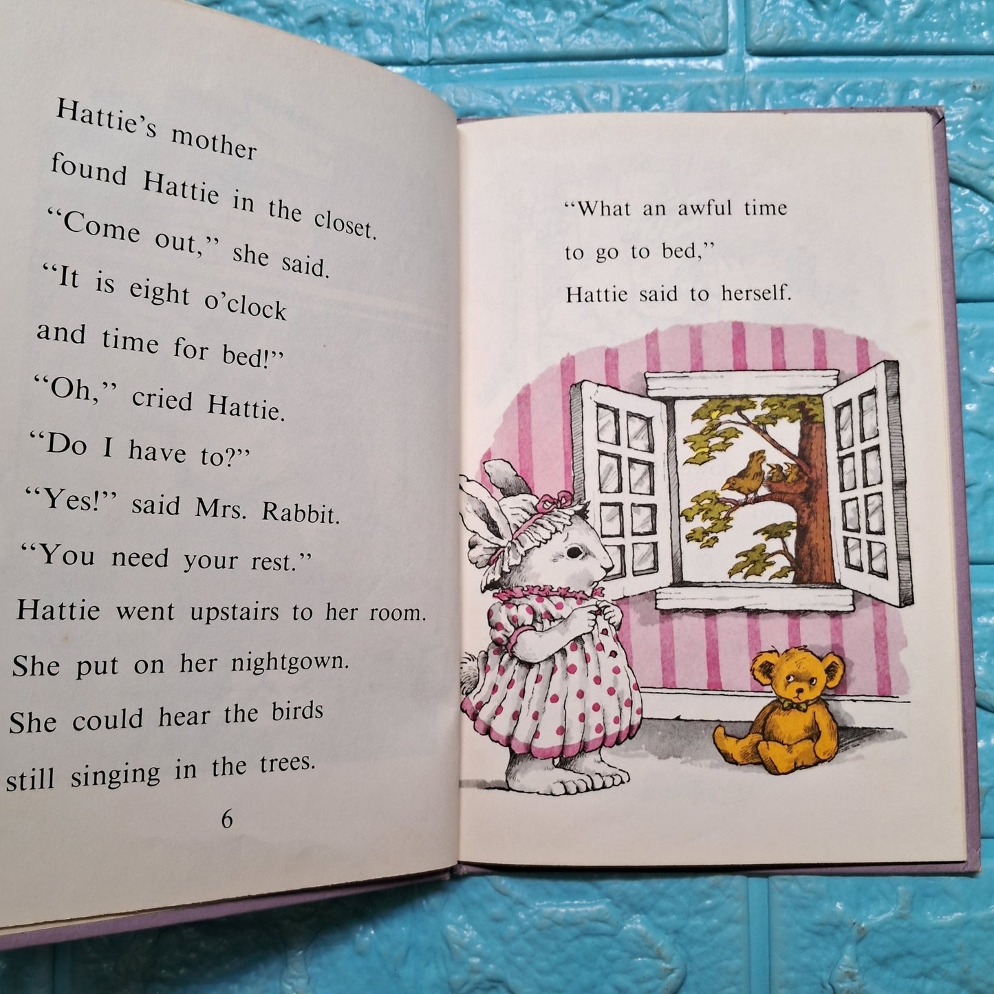 HURRAY for Hattie Rabbit - Very Good Condition Hardcover - We Are Turners