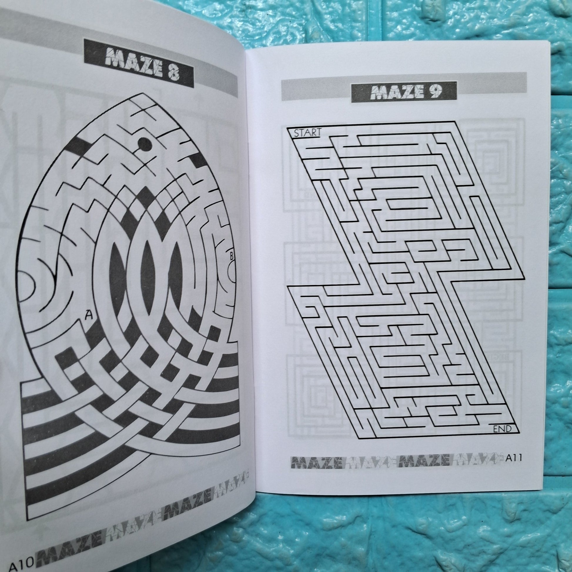 My Book of Mazes - Single Book - We Are Turners