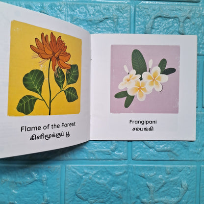 My First Book of Flowers - English - Tamil - Level 1 - Pratham - We Are Turners