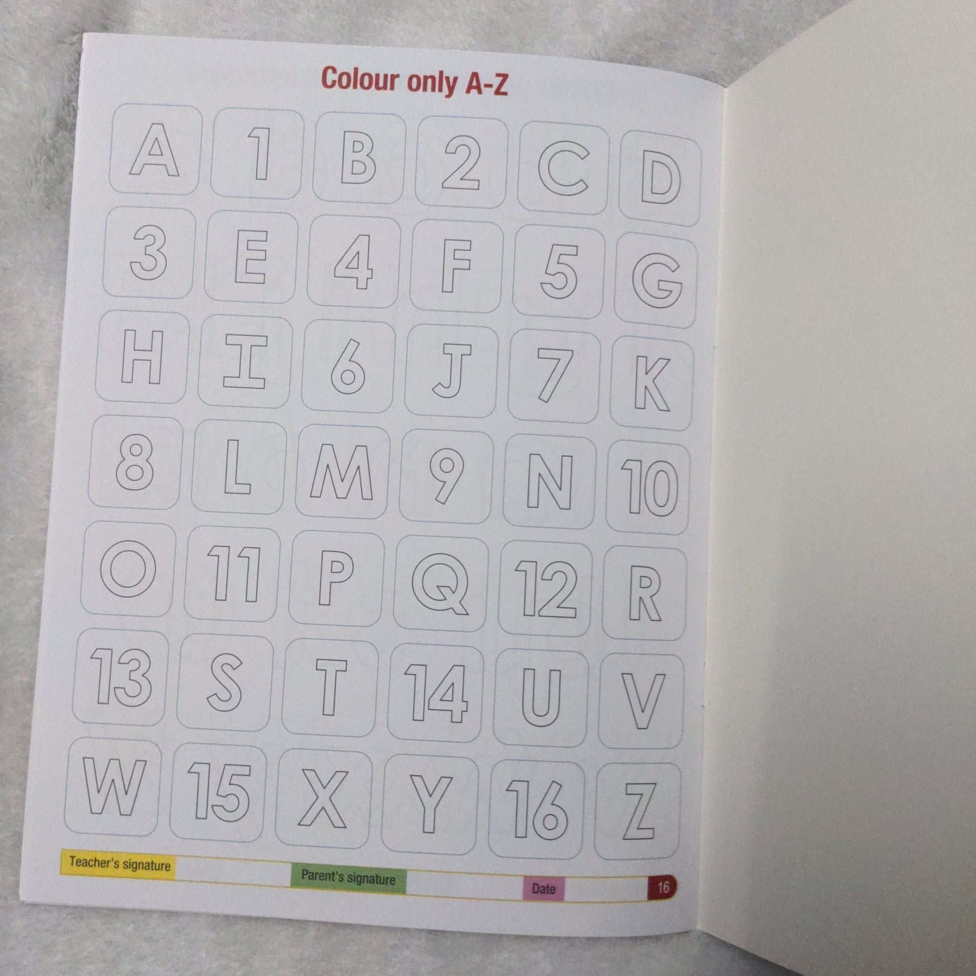 My Funtime Copy Colour - Alphabet - We Are Turners