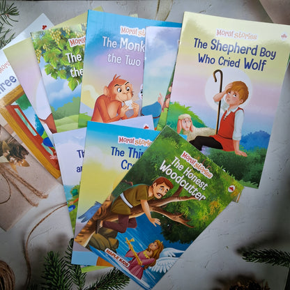 Moral Story Books for Kids (Set of 10 Books)