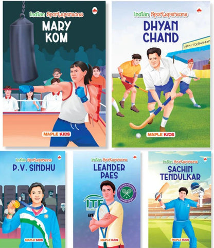 Sportspersons (Illustrated) (Set of 5 books) - We Are Turners