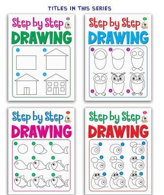 Step by Step Drawing - Each Book - We Are Turners