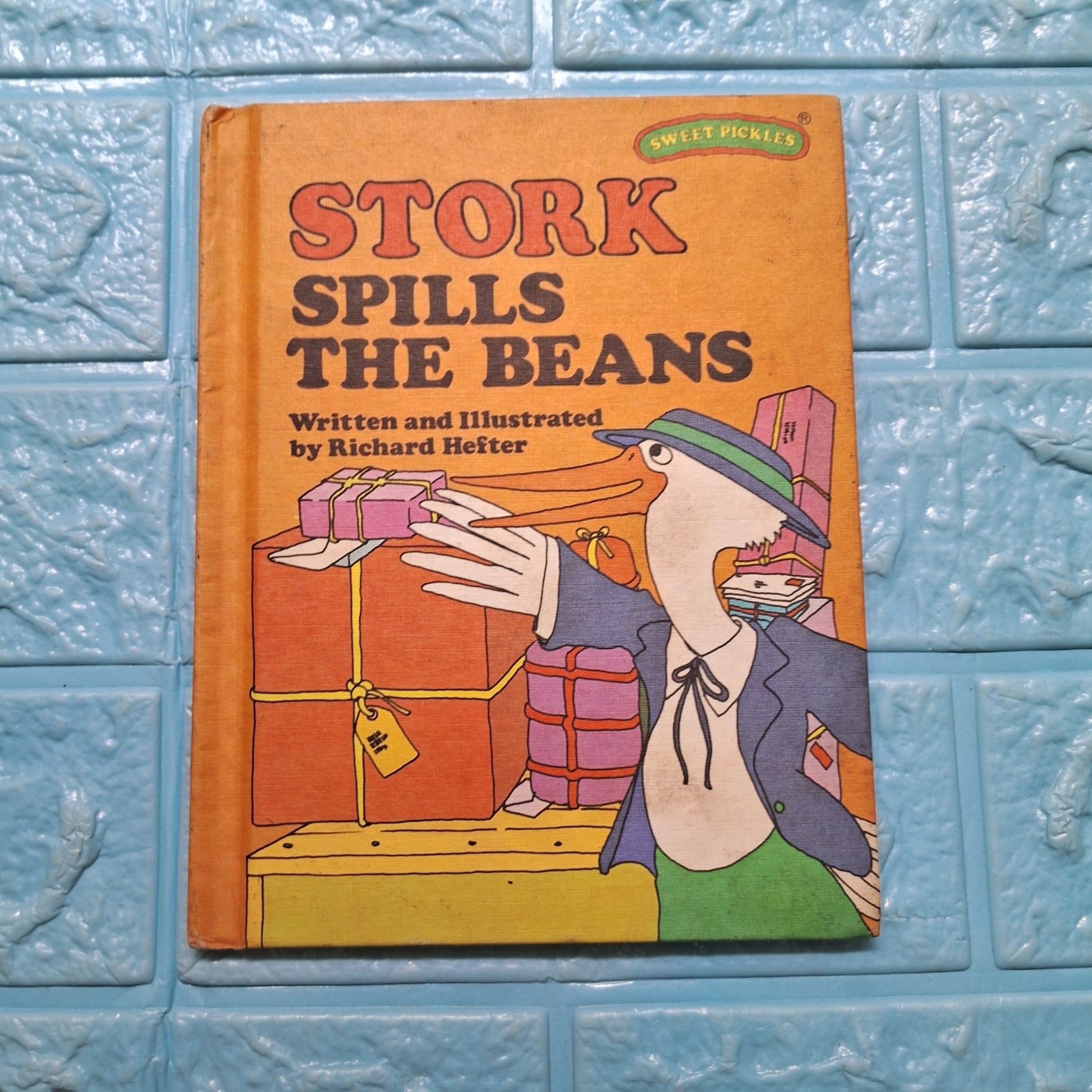 Stork Spills The Bean - Good Condition Hardcover - We Are Turners