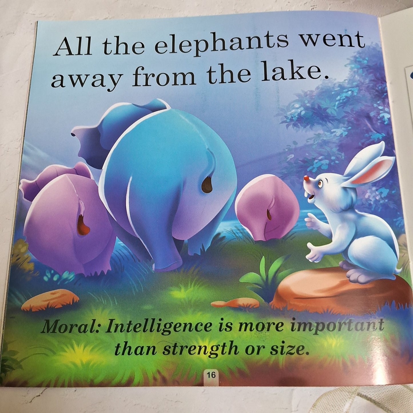 The Elephant and the Hares - Large Print - We Are Turners