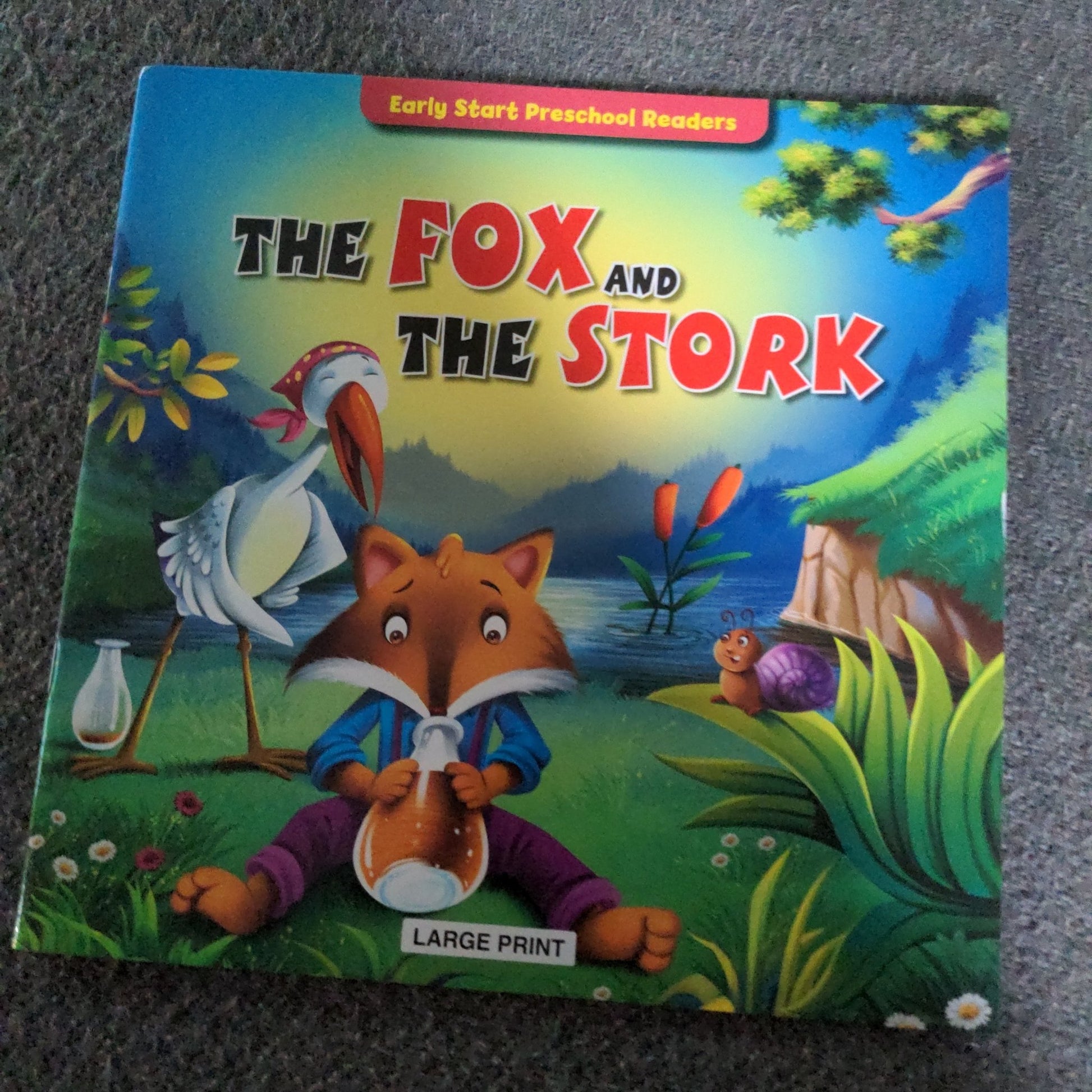 The Fox and the Stork - Large Print - We Are Turners