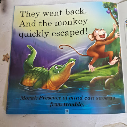 The Monkey and the Crocodile - Large Print - We Are Turners